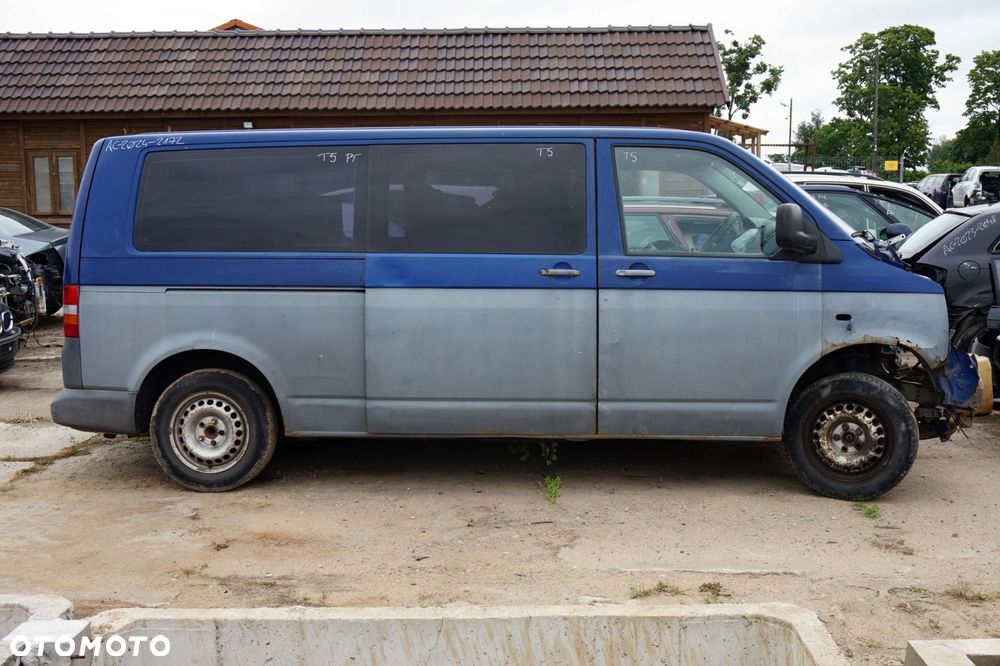 VOLKSWAGEN TRANSPORTER V T5 2007 LL5M 1.9 TDI BRS 102KM JQT NIEBIESKI na części - 6