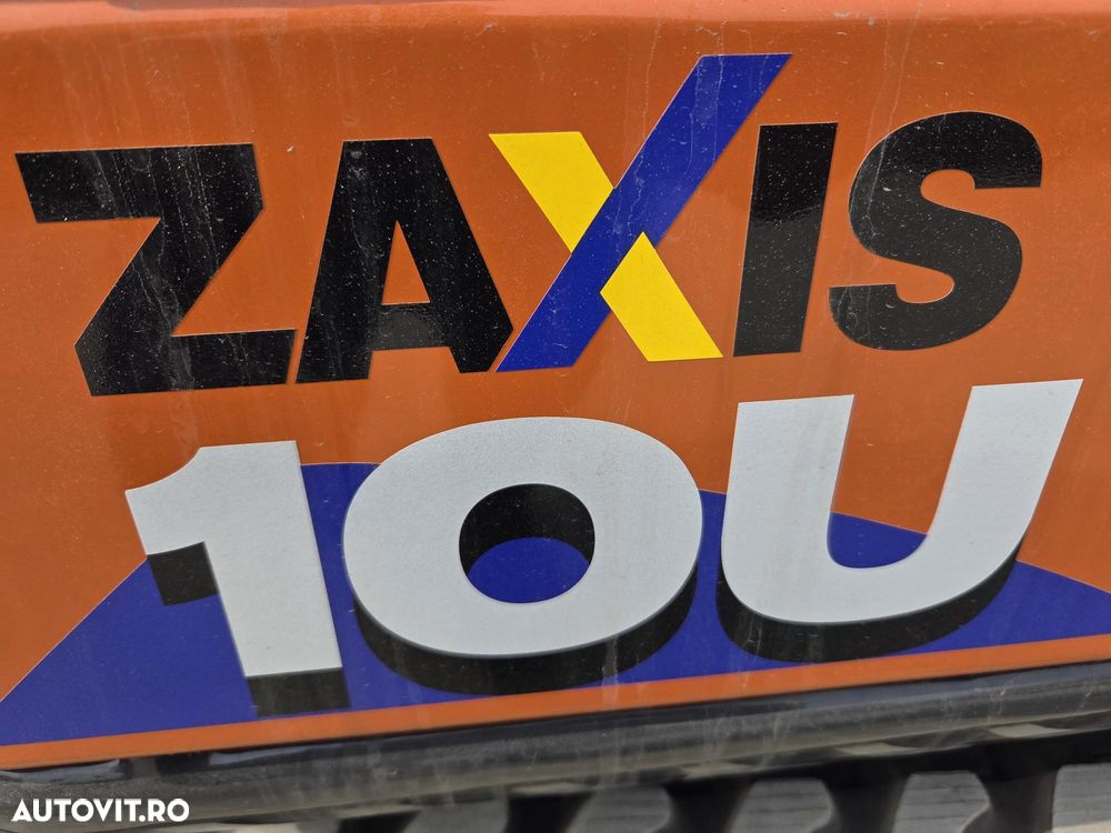 Hitachi ZX10, 1,3 tone, adanci sapare 2m, CUPLA RAPIDA+3 cupe, inst picon pe brate, senile cauciuc extensibile, produs in JAPONIA, posibilitate leasing 5 ani-PROMOTIE 19.500 EUR+Tva - 13