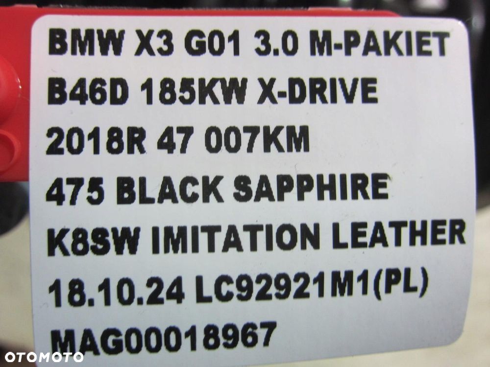 BMW X3 G01 G02 AMORTYZATOR TYLNY TYŁ 6871801 SPRĘŻYNA KOMPLET 33526871801 - 8