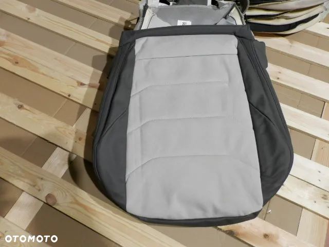 FOTEL FOTELE KANAPA SIEDZISKO Z PODNÓŻKIEM LEWE POSZYCIE TAPICERKA SKORA ALCANTARA MISTRAL / RAVEN VOLKSWAGEN ARTEON 3G8 ORYGINAŁ - 4