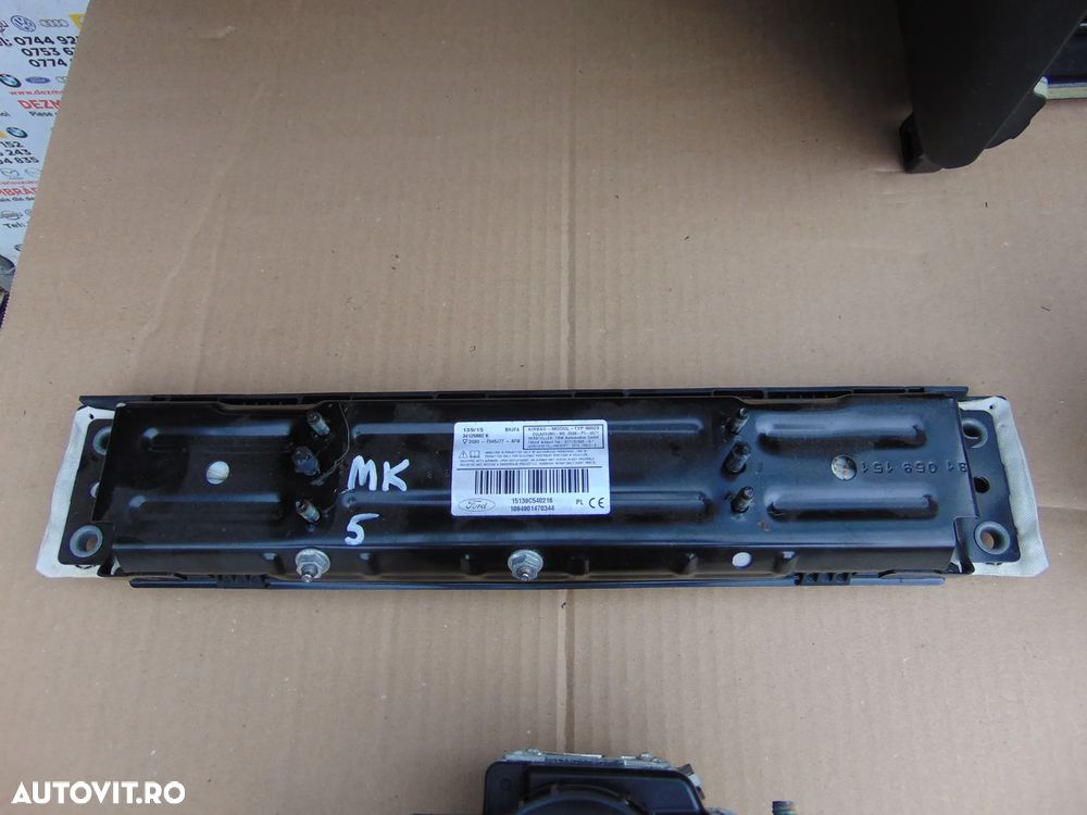 Plansa bord Ford Mondeo Mk5 an 2014-2022 airbag sofer pasager genunchi centuri fata stanga dreapta modul airbag-uri - 9