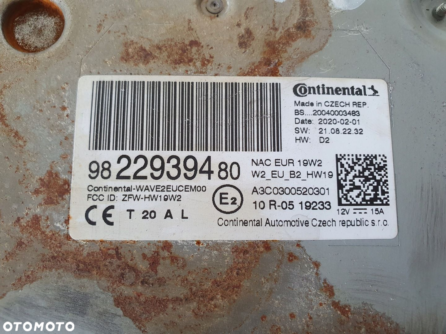 RADIO NAWIGACJA CITROEN C3 III PEUGEOT OPEL GRANDLAND X 9822939480 - 2