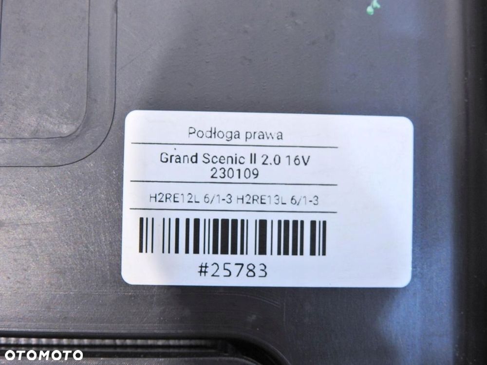 OSŁONA PODŁOGI PRAWY PRZÓD RENAULT SCENIC II - 4