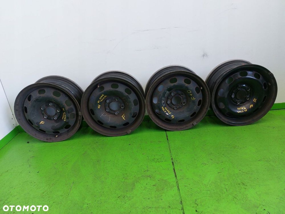 Felgi stalowe VW Golf IV LEON I TOLEDO II OCTAVIA I BORA ET 38 5X100 6J 14 - 1