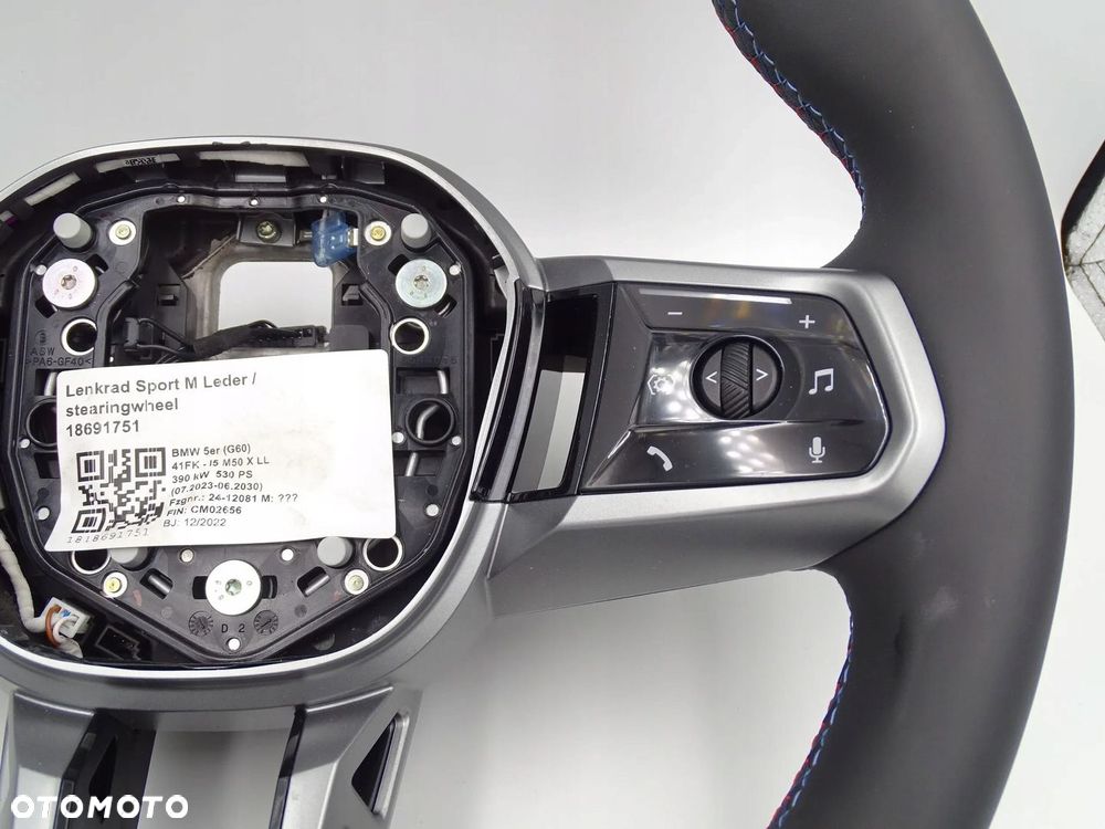 BMW i7 G70 i5 G60 M5 KIEROWNICA M PAKIET ŁOPATKI MULTIFUNKCJA ORYGINAŁ NOWA - 3