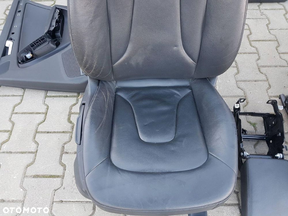 AUDI A4 B8 08-11r SEDAN FOTELE SKÓRZANE KANAPA - 4
