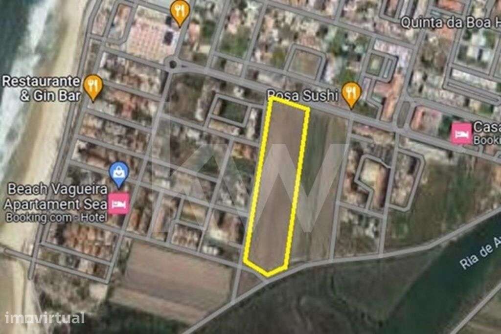 Terreno 27.500 m2 localizado no centro da Praia da Vagueira, para cons - Grande imagem: 2/2