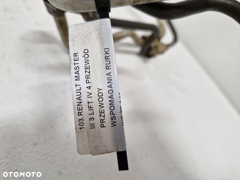 RENAULT MASTER 3 III LIFT 4 IV PRZEWÓD PRZEWODY WSPOMAGANIA RURKI WĄŻ - 6