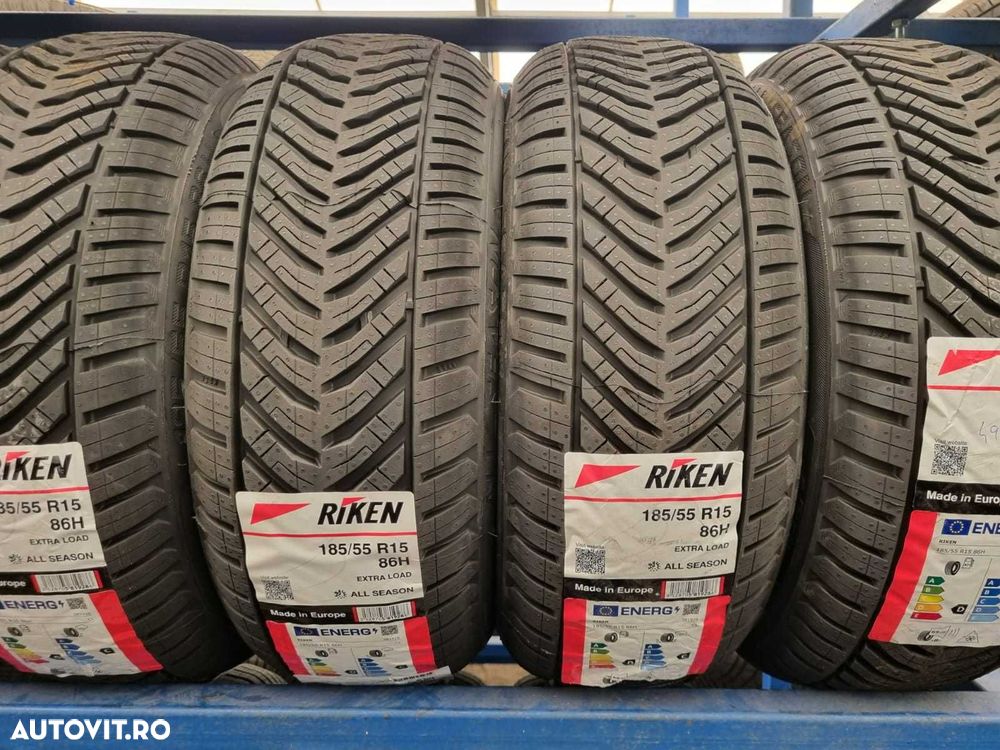 185/55 R15, 86H, RIKEN (by Michelin), Anvelope mixte M+S - 1