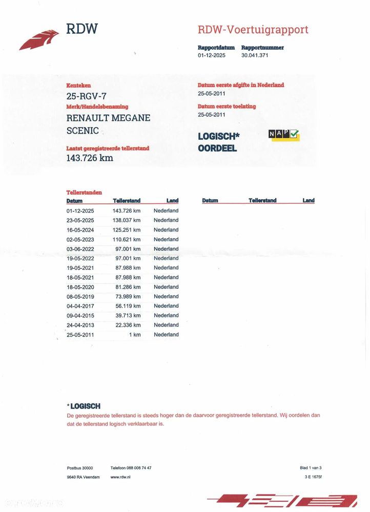 Renault Scenic 1.6 16V 110 Paris - 2