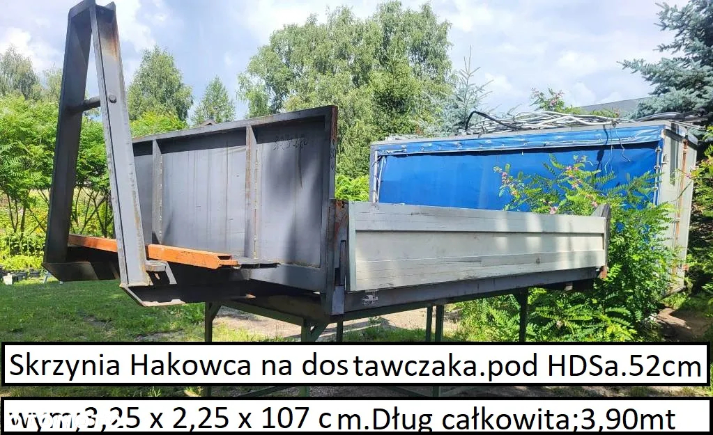 Hakowiec kontener skrzynia  HDS Kiper wywrot Iveco Daily Renault Man Mercedes Nissan Ducato - 4