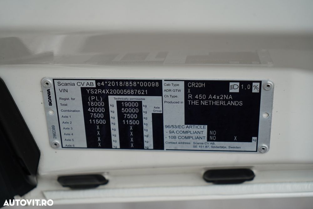 Scania R 450 / RETARDER / I-PARK COOL / CONTRACT DE SERVICE DUPĂ GOLD - 39