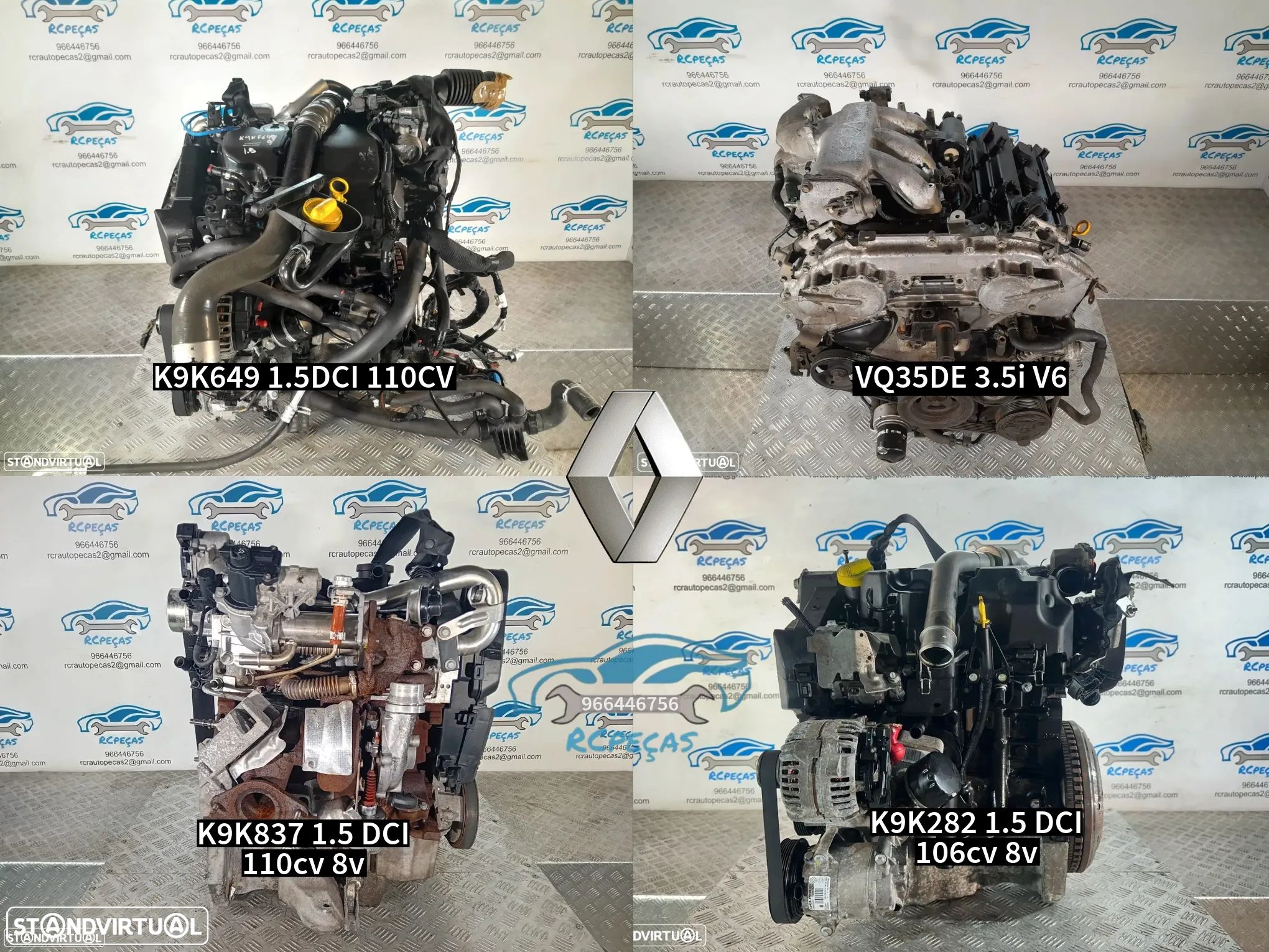 Motor Completo Renault com Garantia - 1