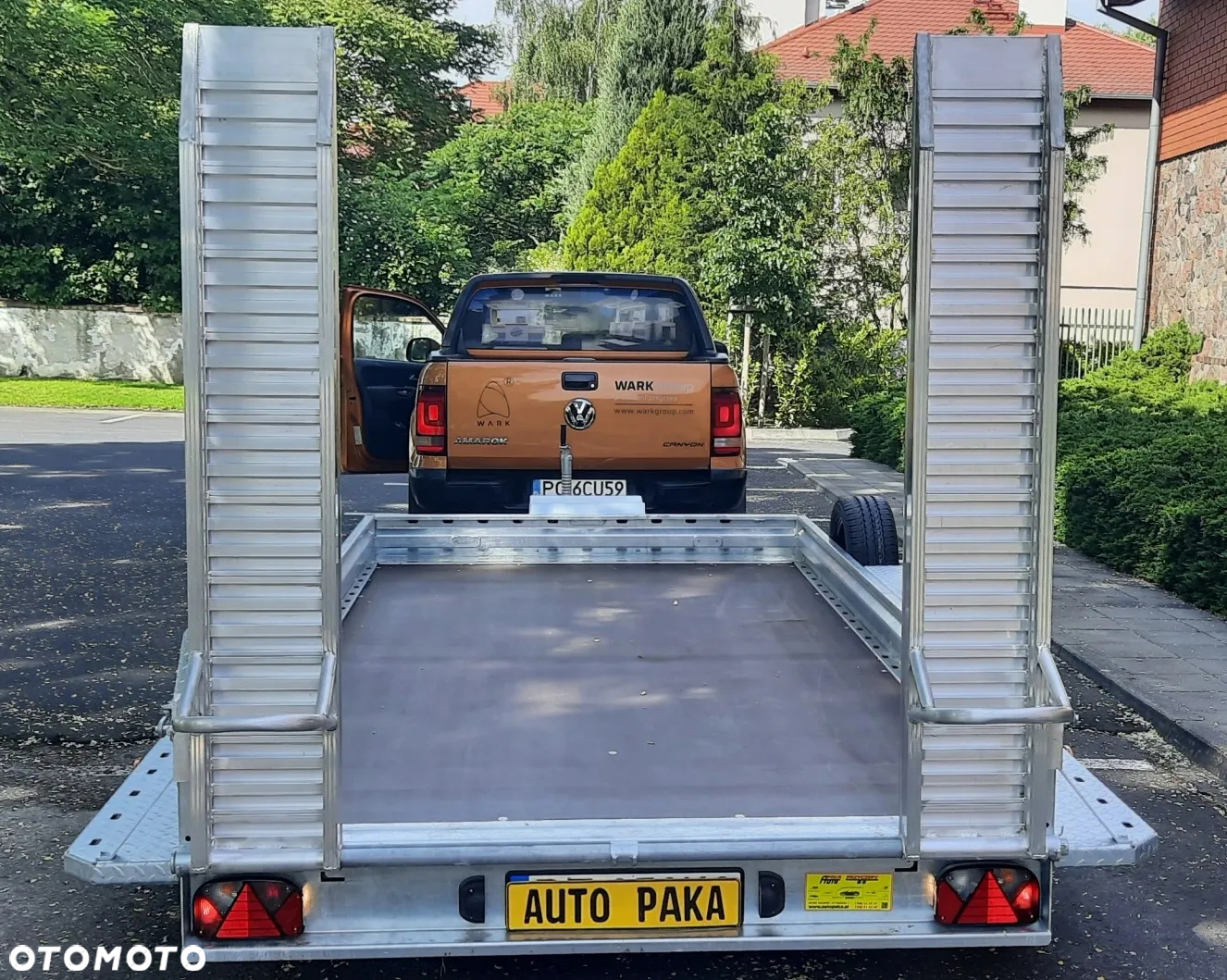 Wark 35/31 Przyczepa Podkoparkowa 370X180 CM, DMC 3500 KG z najazdami aluminiowymi - 3