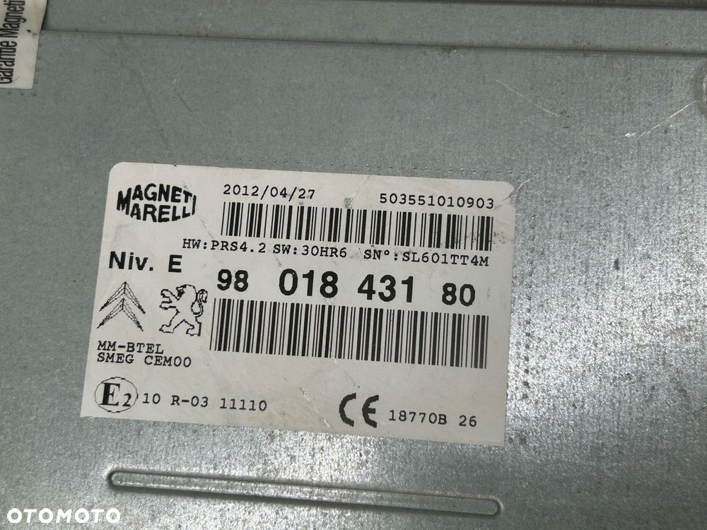 radioodtwarzacz stacja multimedialna peugeot 208 9801843180 - 5