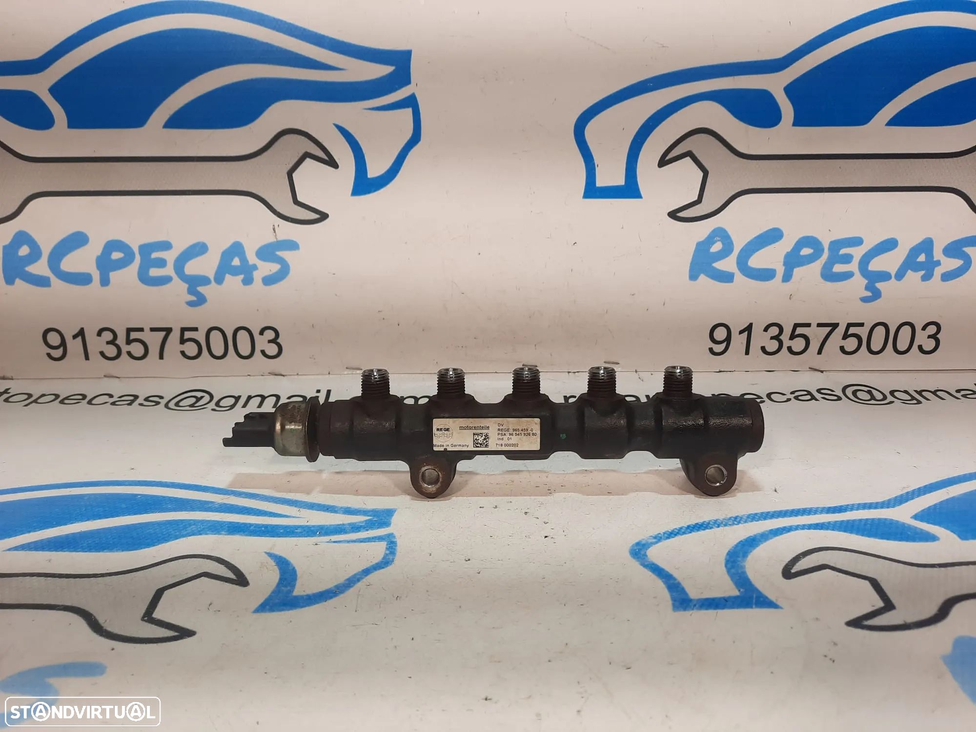 REGUA REGULADORA INJEÇÃO INJECÇÃO PEUGEOT 307 1.6 HDI 9HX - 1