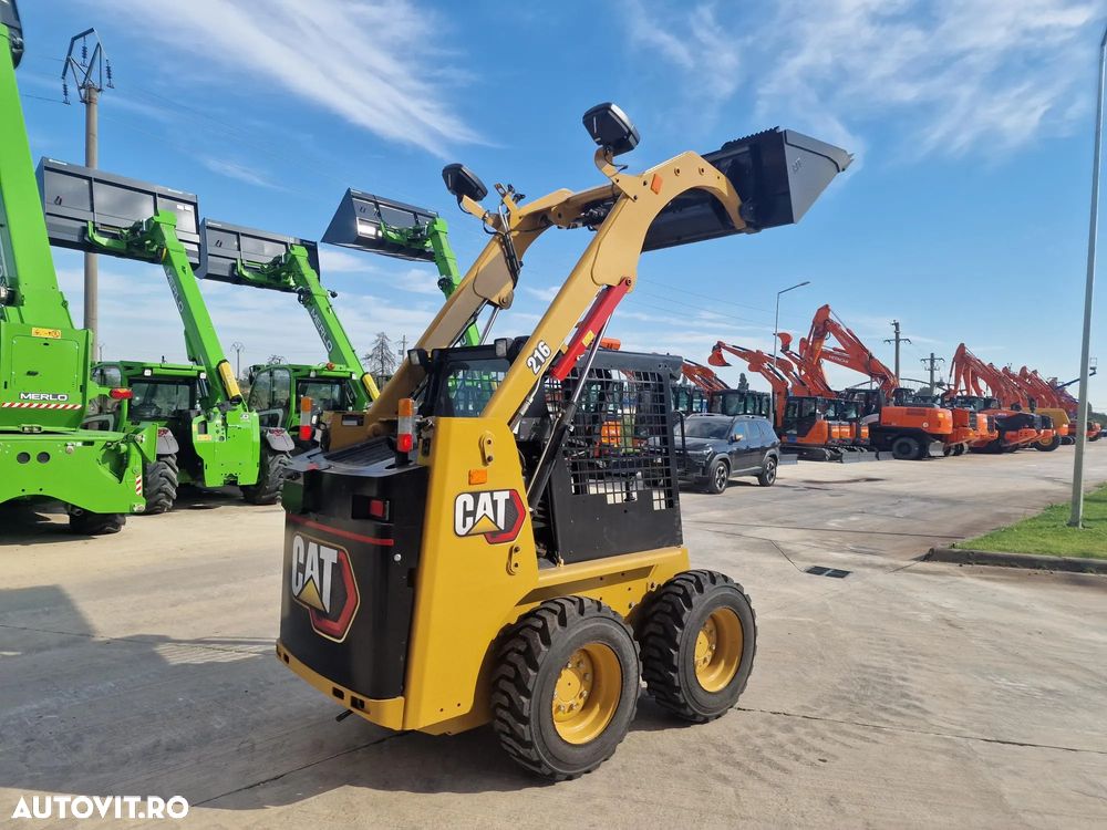 Caterpillar SKID STEER, 2024, NOU, ridica 635kg la 3,2m, cupa, 55CP, Masa operationala 2,6t, Fara usa cabina, posiblitate leasing, -PRMOTIE 36.900 EUR+Tva - 7