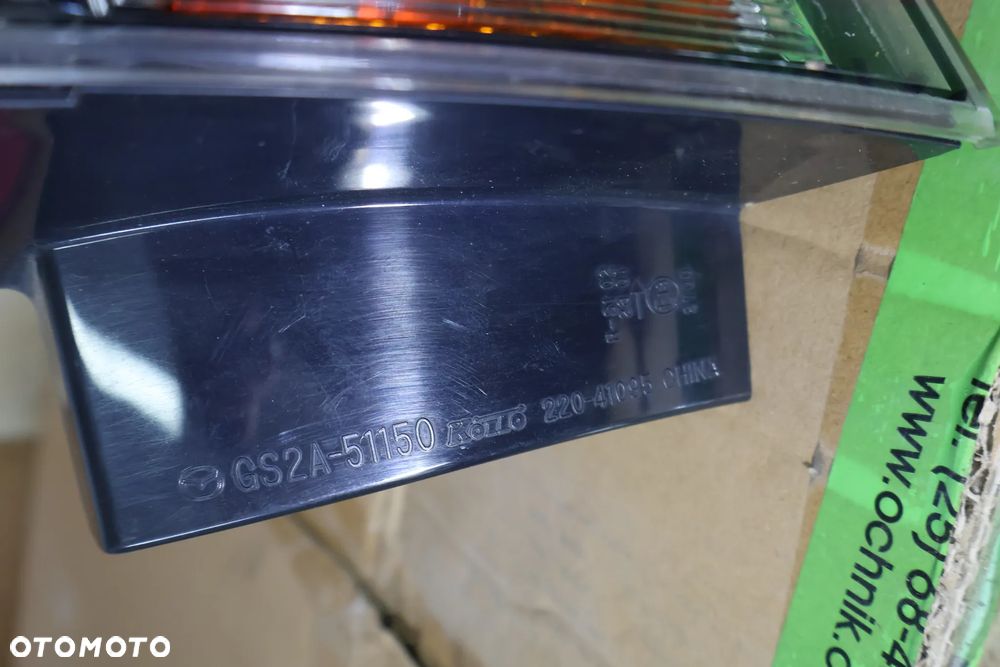 MAZDA 6 GH II LIFT DYNAMIC 10-12 KOMBI LAMPA PRAWA TYŁ TYLNA W BŁOTNIK ORYGINAŁ LED EUROPA 220-41095 - 8