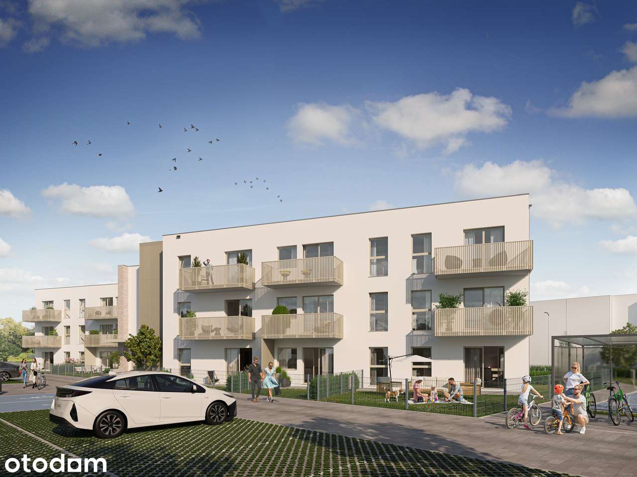 2-pokojowe mieszkanie 44m2 + balkon