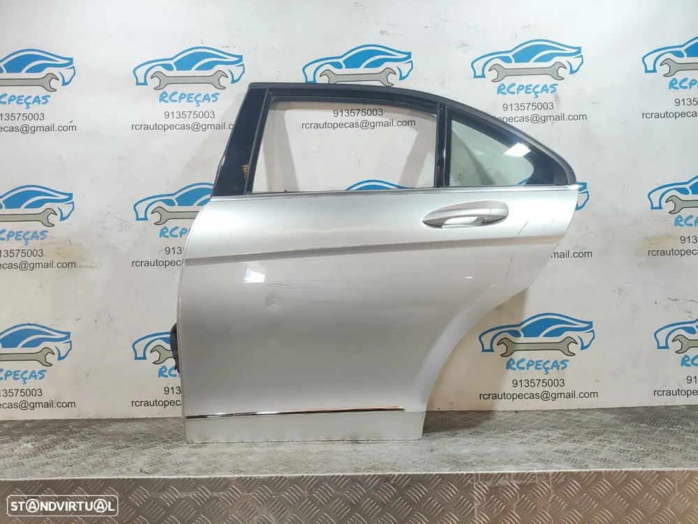 Porta Traseira Esquerda Mercedes Benz Class C W204 Fecho Elevador Motor Puxador Vidro - 3