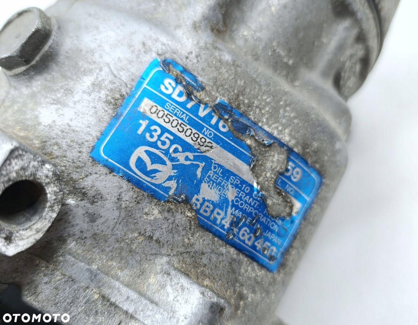 SPRĘŻARKA KLIMATYZACJI MAZDA 3 BL 1.6 CITD SC7V16 K2059 BBR4-61450 - 4