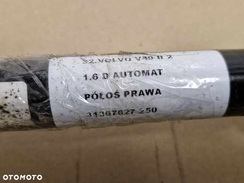 VOLVO V40 II 2 1.6 D AUTOMAT PÓŁOŚ PRAWA 31367627 - 6