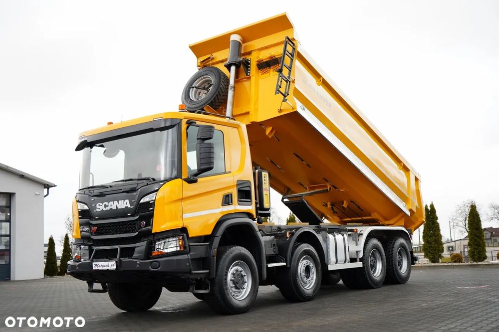 Scania P 450 XT  / 8x6 / WYWROTKA TYLNOZSYPOWA / OPTICRUISE / OPONY 100% /  EURO 6 - 2