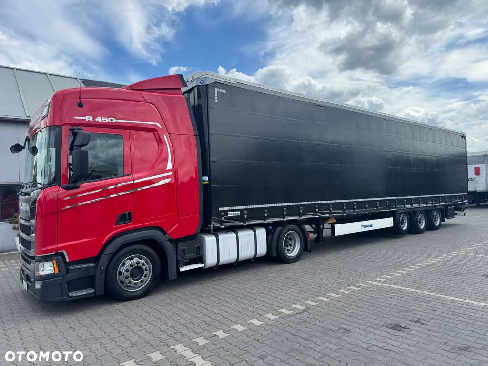 Krone FIRANKA MEGA , XL, OŚ I DACH PODNOSZONE, 2022 ROK KRAJOWA + SCANIA R450 2022 - 10