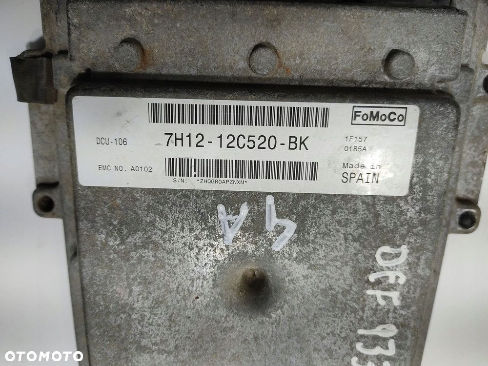 komputer sterownik land rover defender 2.4 tdci 7h12-12c520-bk 7h1212c520bk - 4