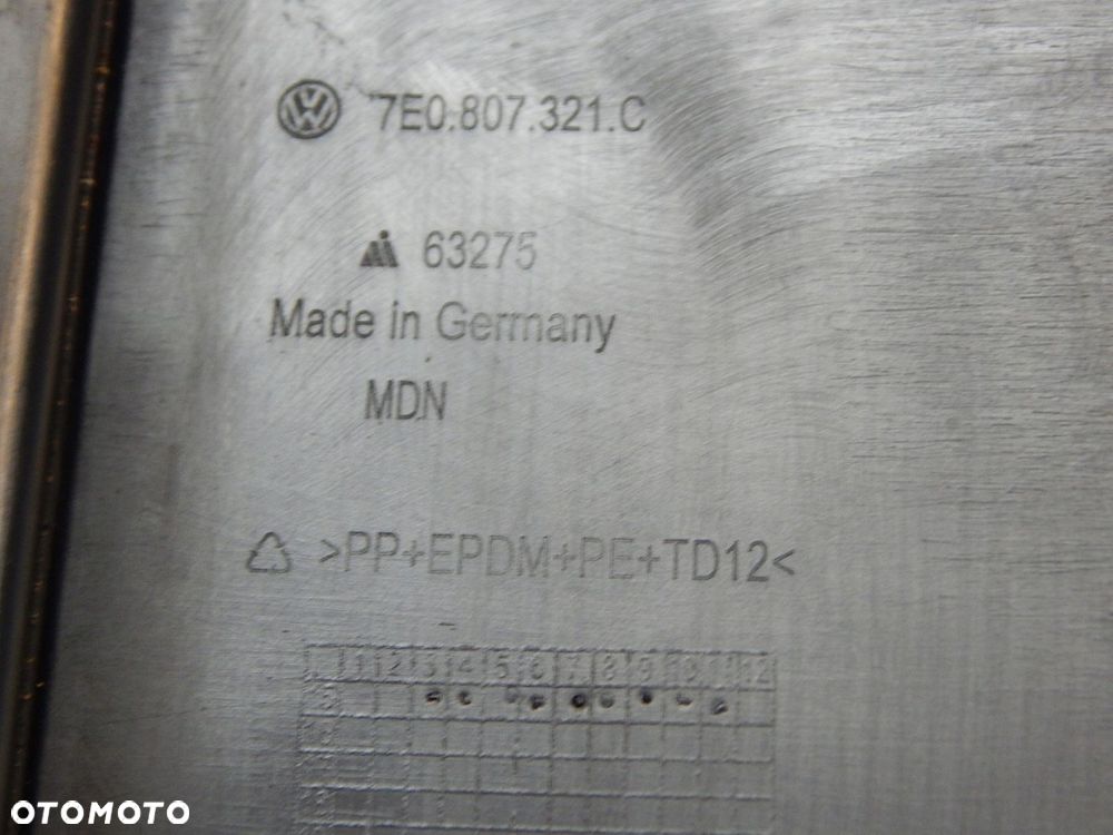 vw t6 narożnik zderzaka lewy tył 7e0807321c - 3