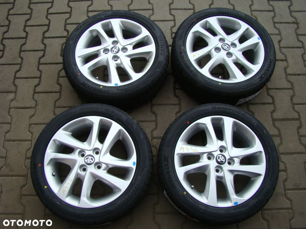 a332 4x100 Toyota Yaris 6jx16 opony lato niemontowane 195/50 - 1