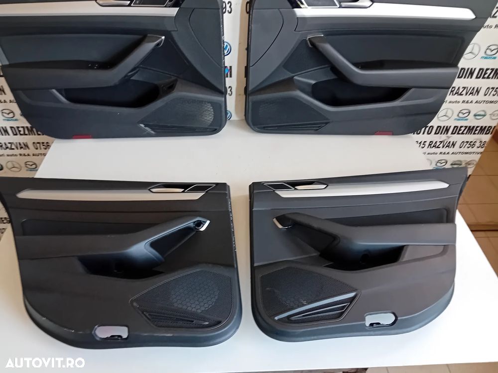 Fete Fata Tapiterie Usa Butoane Geamuri Electrice Vw Passat B8 An 2014-2020 Volan Stanga - 2