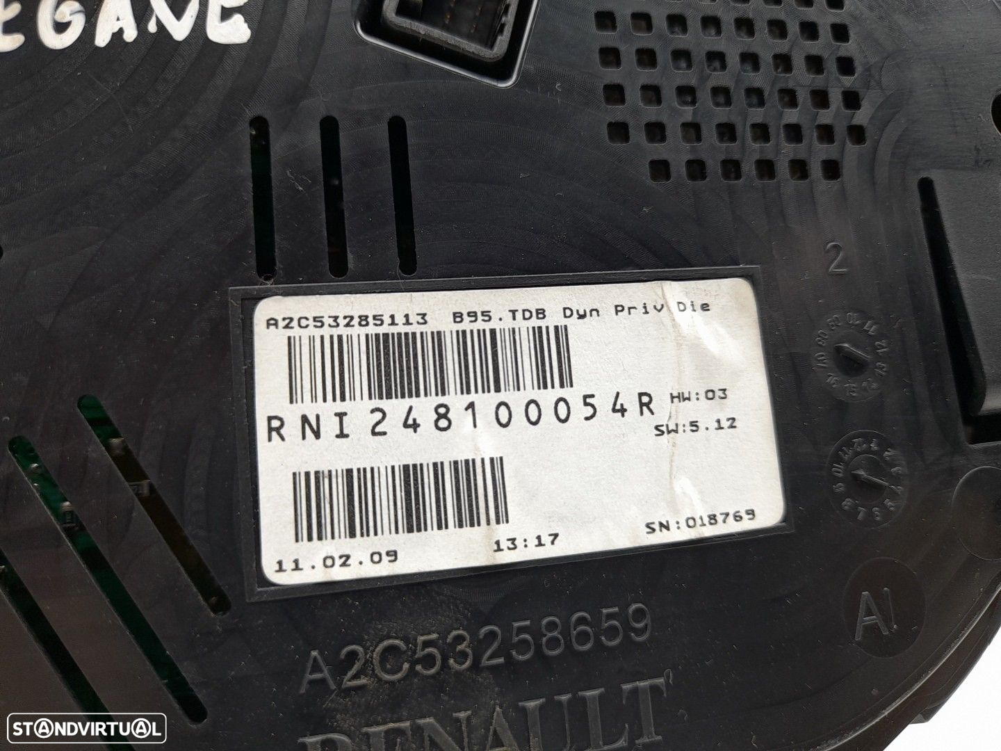 Quadrante / painel de instrumentos RENAULT Megane III (BZ0_) - 3