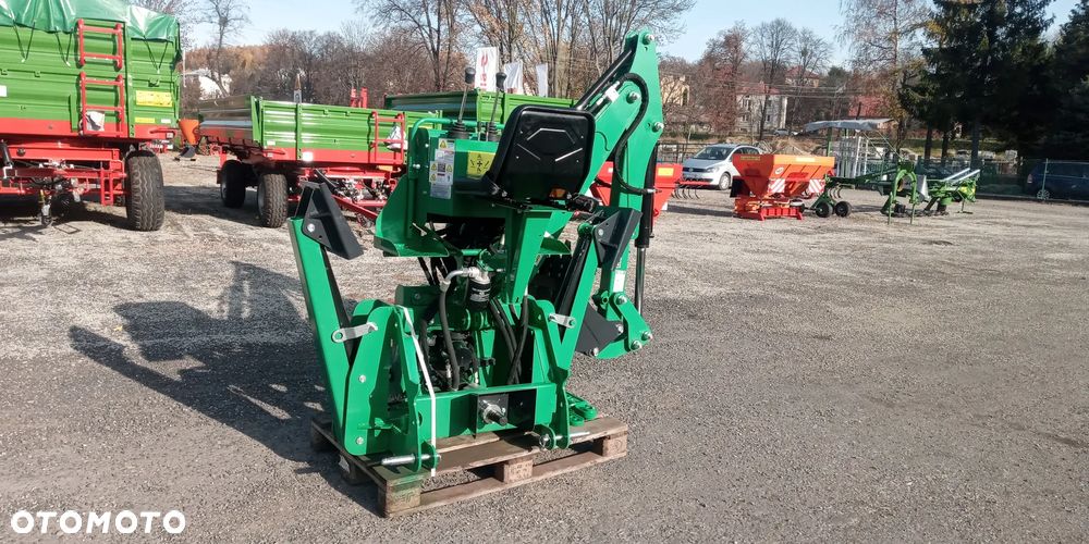 Inny Koparka zawieszana do ciągnika z własną pompą hydrauliczną BHM175 BHM225 oraz wersje z przesuwem hydraulicznym BHMS175 BHMS225 Mikrus Troll GEOGRASS Raty Transport ramie kopiące ciągnikowe WOM URSUS ZETOR MF - 7