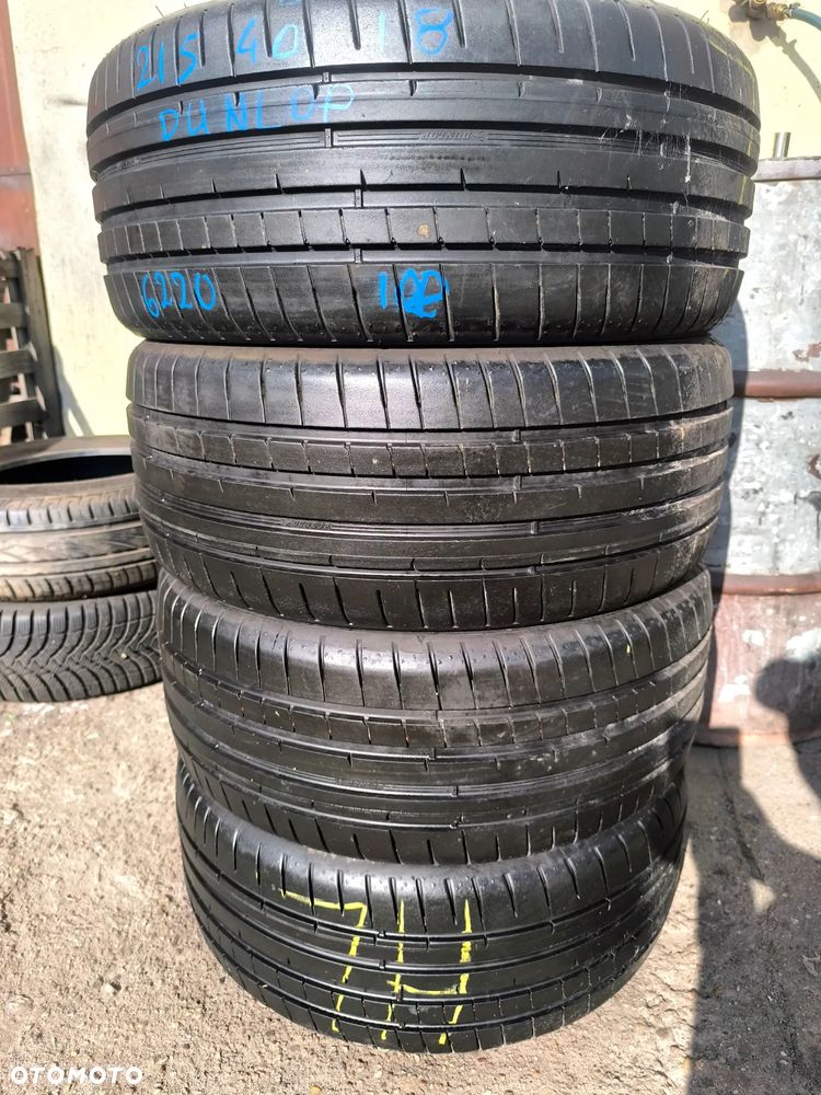 215/40R18 89W Opony Letnie Lato DUNLOP SPORT MAXX RT2 6,5mm Legnica ALU-RAD jak 225/40 20r. - 1