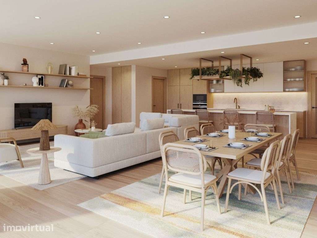 Apartamento T3 com terraço e estacionamento em Carcavelos - Grande imagem: 2/33