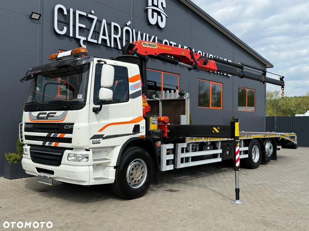 DAF DAF CF 75.310 / E5 / 6x2 / laweta + żuraw PALFINGER PK 18002 EH / platforma , pomoc drogowa , skrzynia - 17
