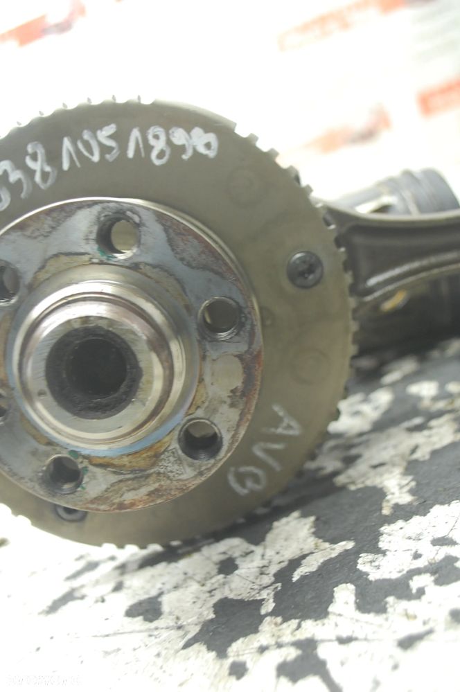 WAŁ KORBOWY KOMPLETNY + TŁOKI + KORBY 038105189B 1.9 TDI AVB AUDI VW SEAT SKODA - 5