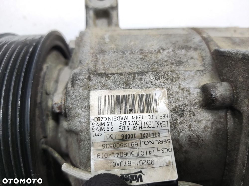 SPRĘŻARKA KLIMATYZACJI SUZUKI GRAND VITARA II 1.9 DDIS 2005-10 95201-67JA0 - 5