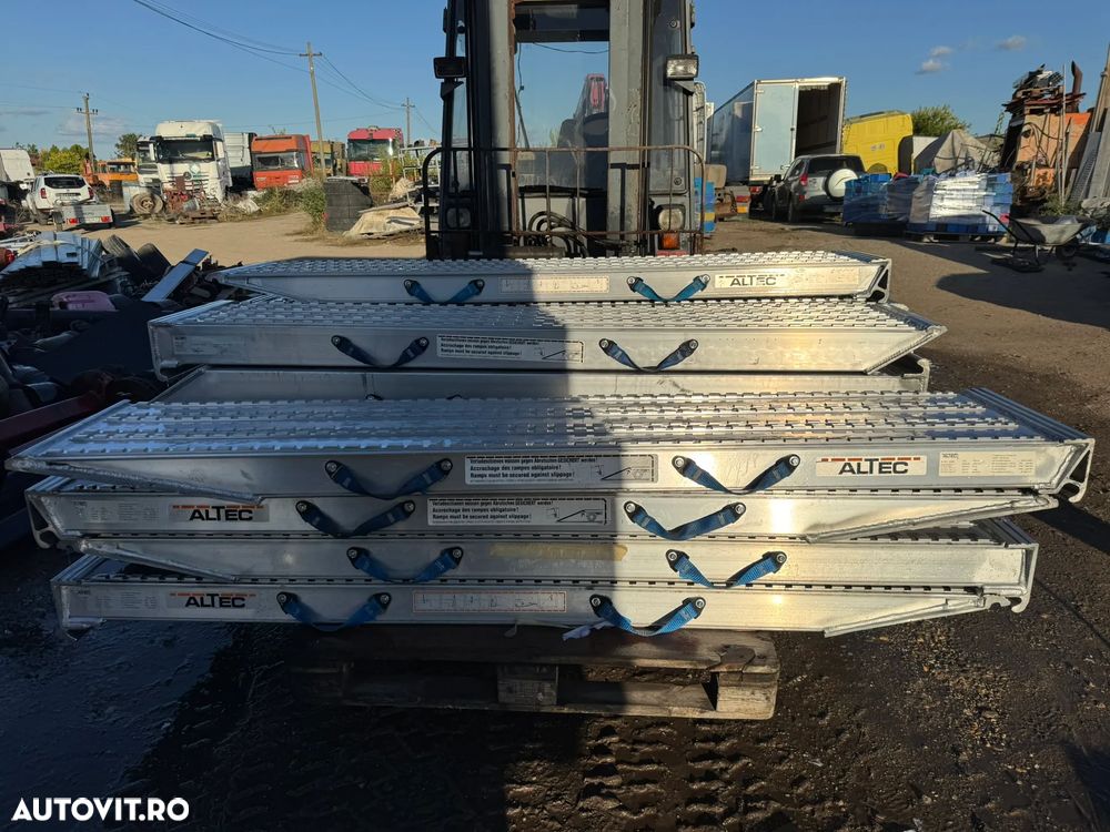 ALTEC  Rampe ( Cale ) Aluminiu - 2.4 m 3 m lungime NOI si SECOND HAND - 8