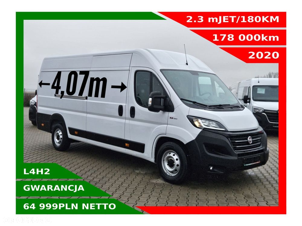 Fiat Ducato L4H2 *64999zł Netto* 2.3 MultiJET/180KM - 1