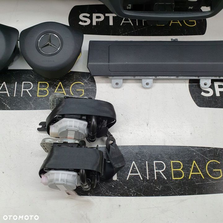 MERCEDES W246 LIFT ELEKTRYK DESKA ROZDZIELCZA KONSOLA KOKPIT PULPIT PODUSZKI AIRBAG AIR BAG PASY KIT SET - 11