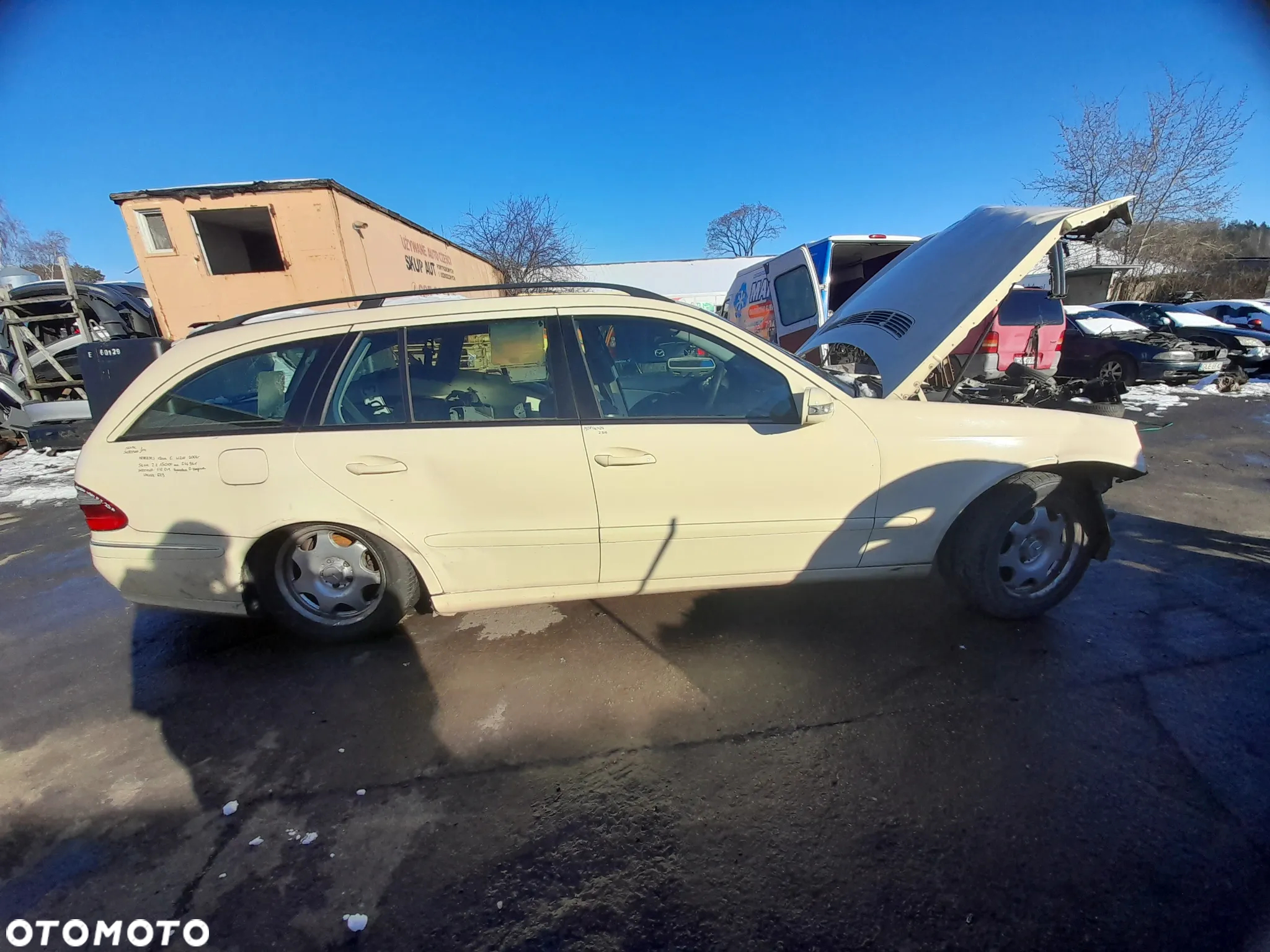 MERCEDES KLASA E W211 DRZWI LEWY TYŁ LEWE TYLNE 623 - 16