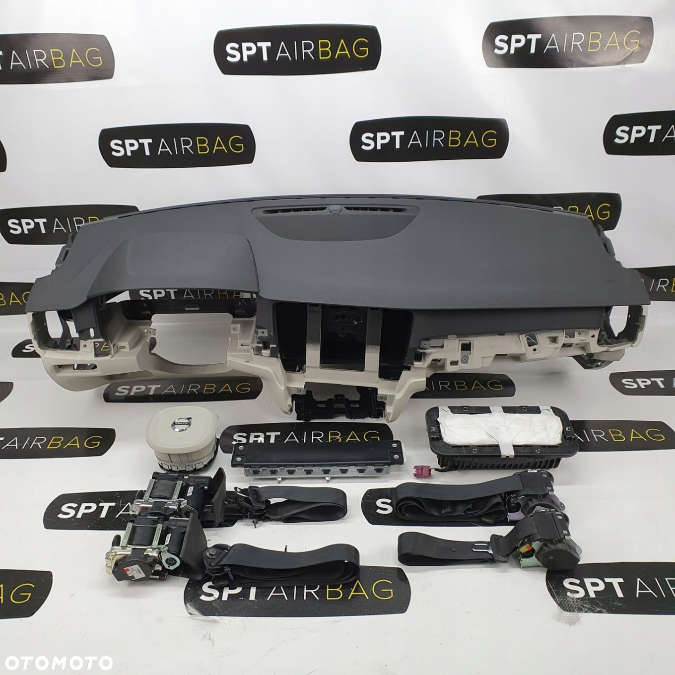 VOLVO V90 DESKA ROZDZIELCZA KONSOLA KOKPIT PULPIT PODUSZKI AIRBAG AIR BAG PASY KIT SET - 1