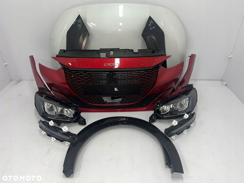PRZÓD DO PEUGEOT 208 II GT ZDERZAK MASKA BŁOTNIKI LAMPY - 1