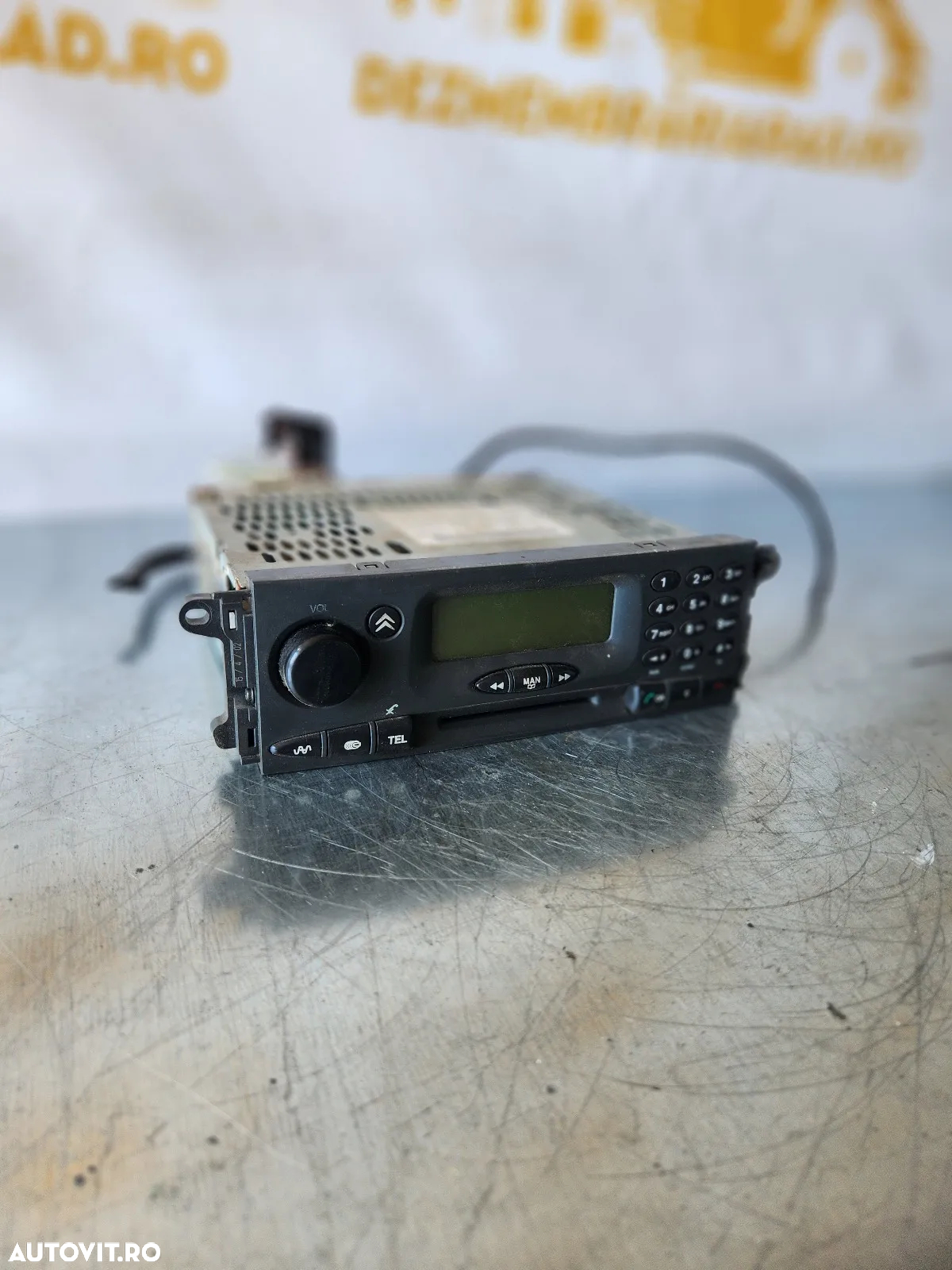 Radio Gsm Cu Telefon Citroen C5 An 2001-2002-2003-2004 Cod K - Dezmembrari Arad - 3