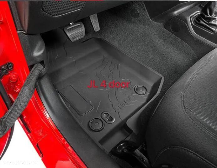 Dywaniki gumowe Wrangler JL 2018- 4 door - 8