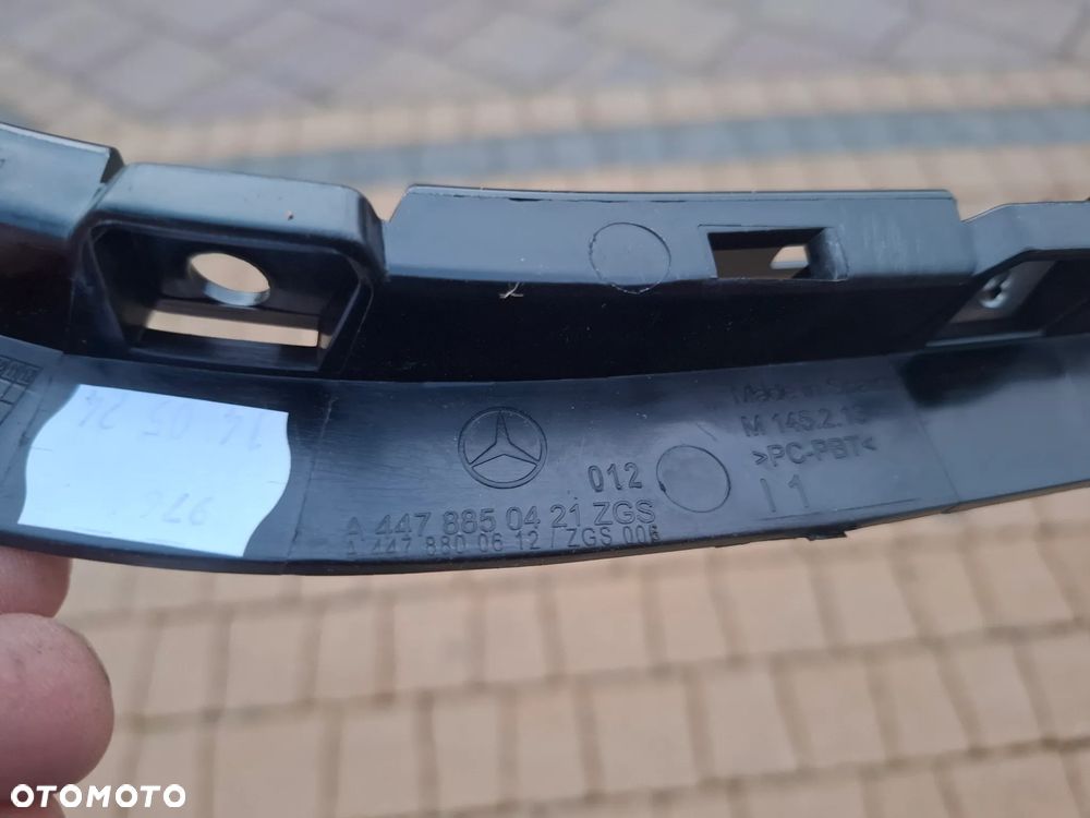 Mercedes W447 Vito V-klasa ślizg mocowanie zderzaka prawe prawy przód - 6