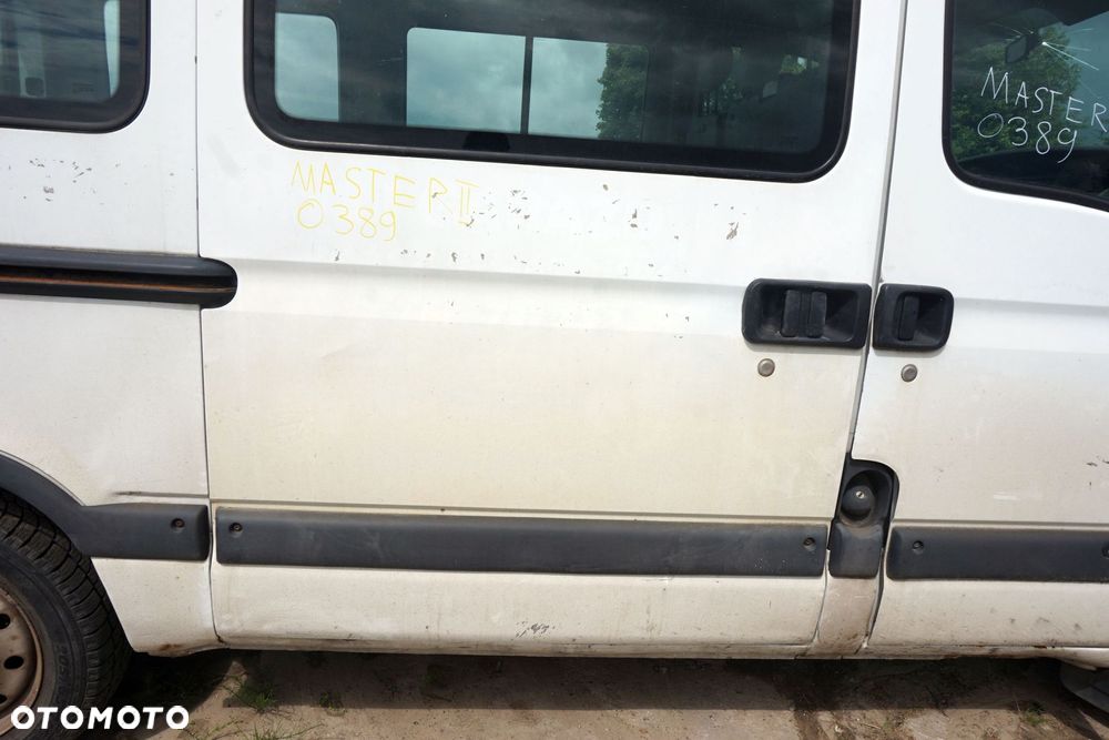 DRZWI TYLNE PRAWE MASTER II LIFT O389 BOCZNE PRZESUWNE  BIAŁY RENAULT 2003-2010 - 3