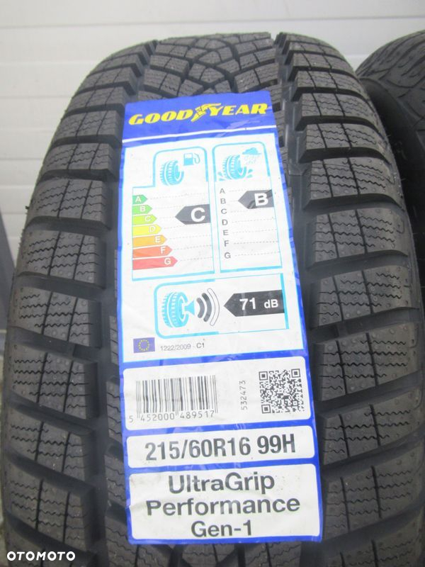 OPONY ZIMA 4szt GOODYEAR ULTRAGRIP PERFORMANCE G1 215/60R16 99H DEMO - 7